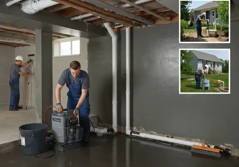 Basement Waterproofing and Flood Prevention process in Ironville, KY